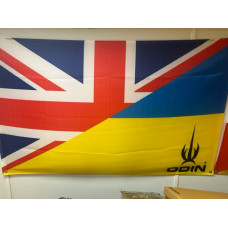 ODIN Half Union Flag Half Ukrainian Flag 